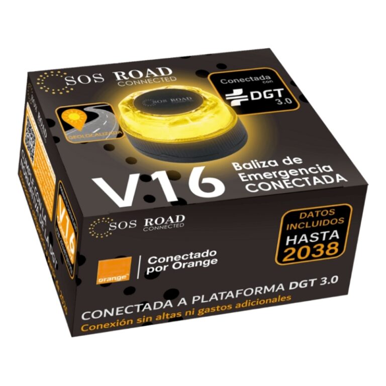 baliza de emergencia conectada y geolocalizada sos road connected